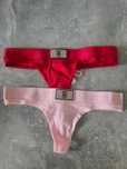 Chiloti bumbac cu logo Victoria's Secret