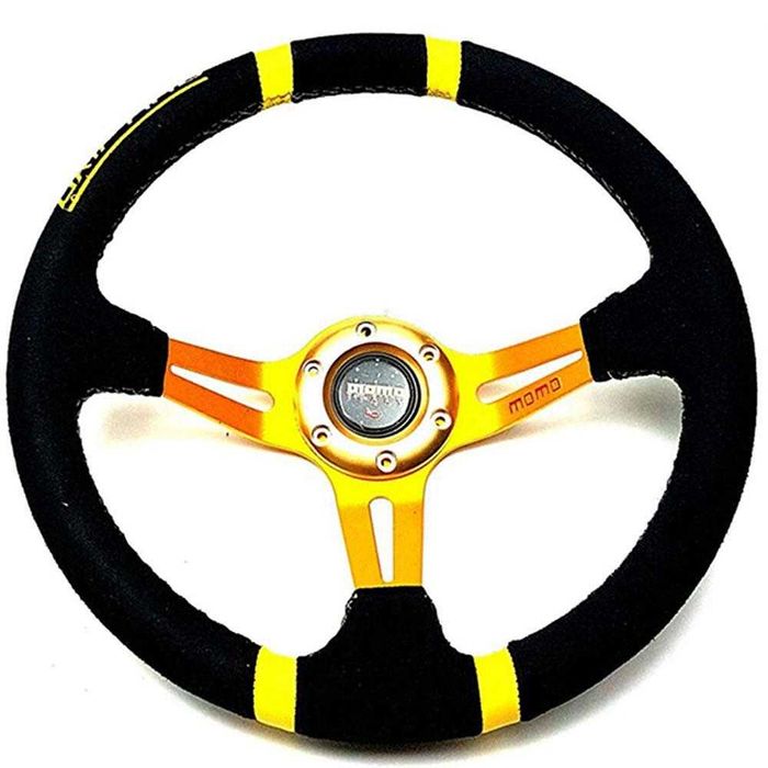 Спортен волан MOMO, жълт, велурен