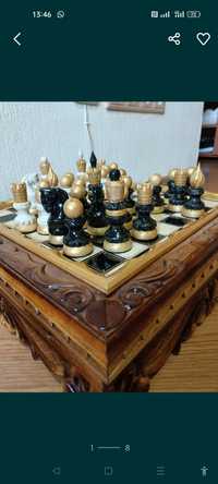 Продам новые шахматы ларец ручной работы