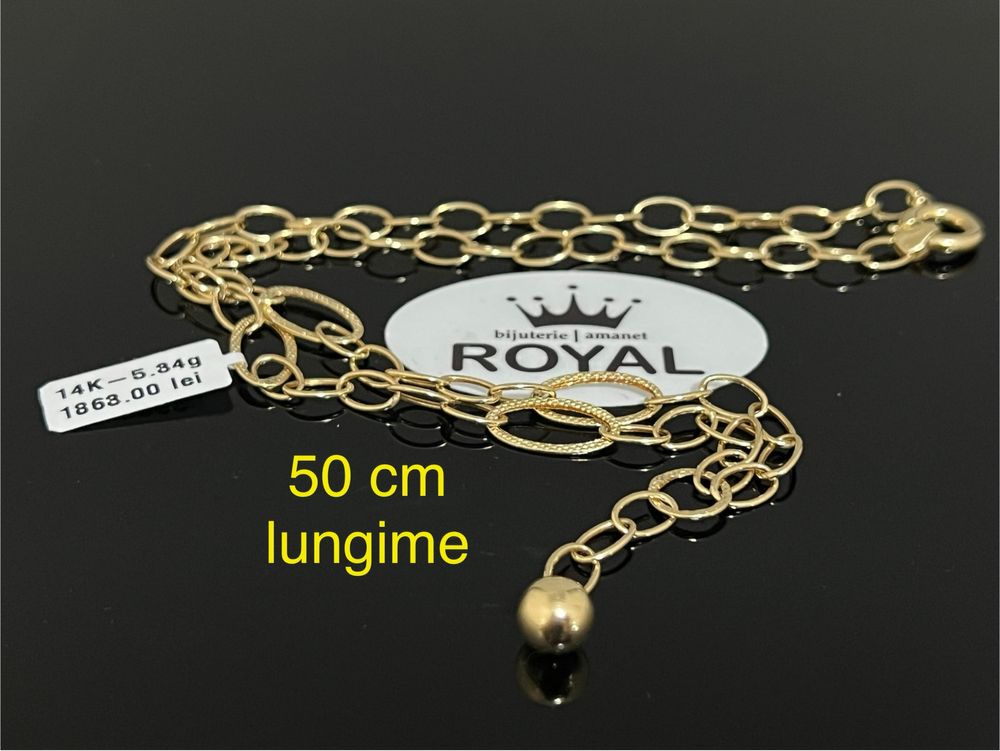 Bijuteria Royal CB : Colier damă aur 14k 5,34 grame