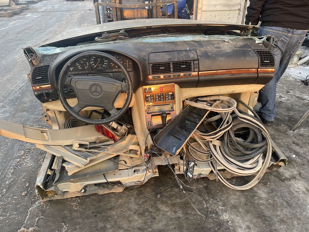W140 кабан из США распил контракный двигатель акпп разбор бу