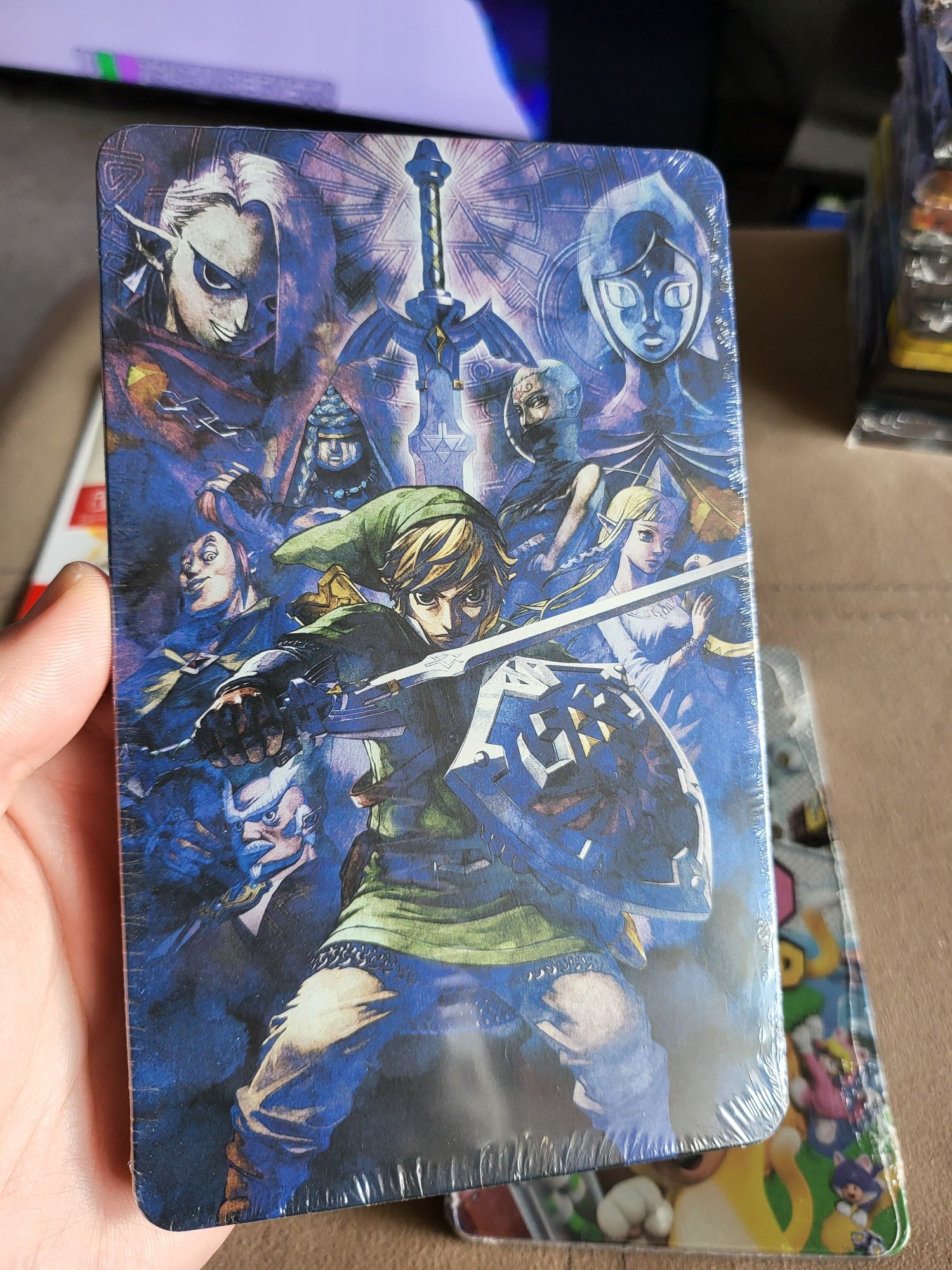 Zelda и Mario steelbook