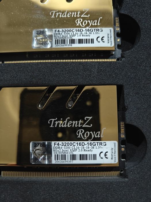G.skill Royal 16gb (2x8gb) DDR4 3200Mhz