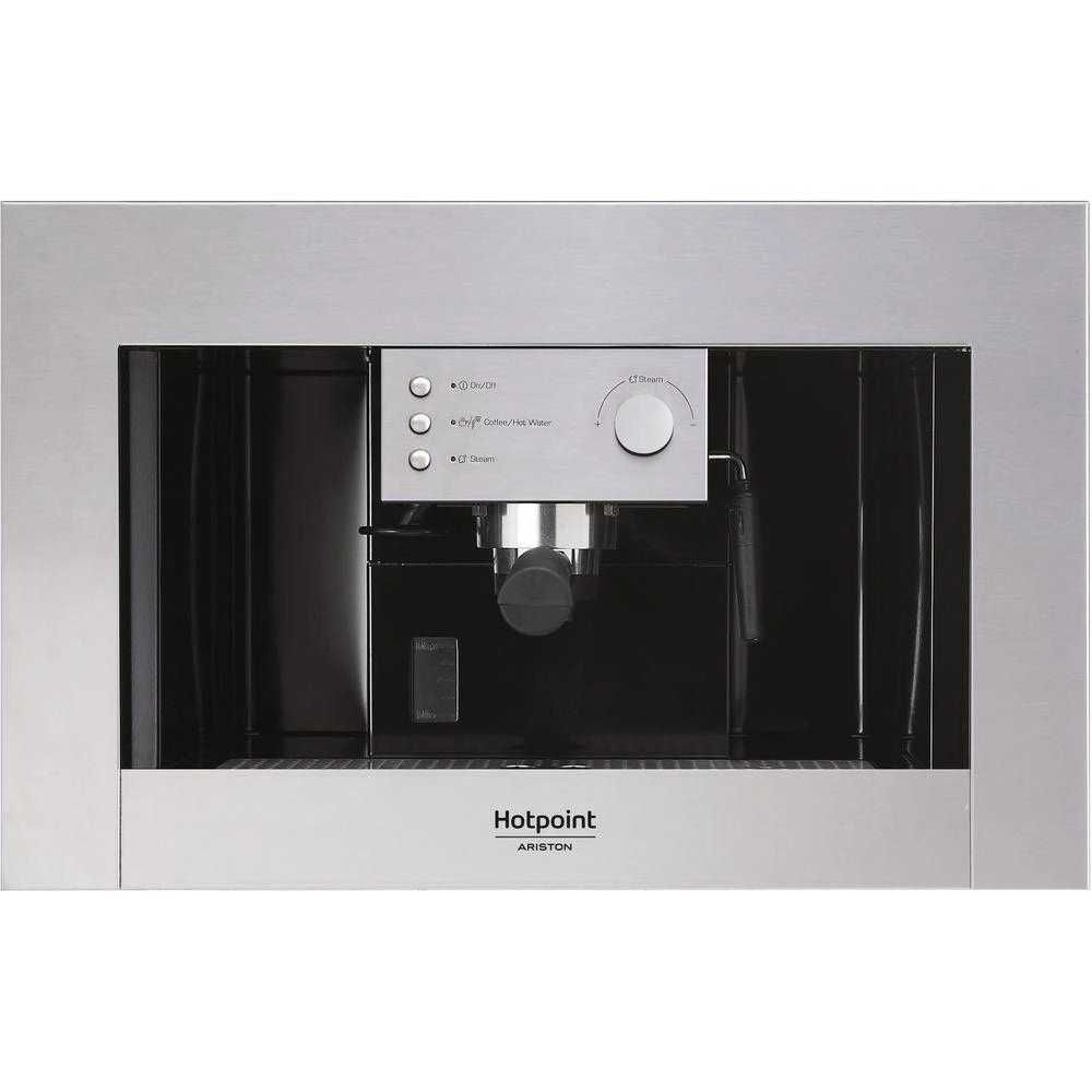 встраиваемая кофемашина Hotpoint CM5038IX мега скидка -60%