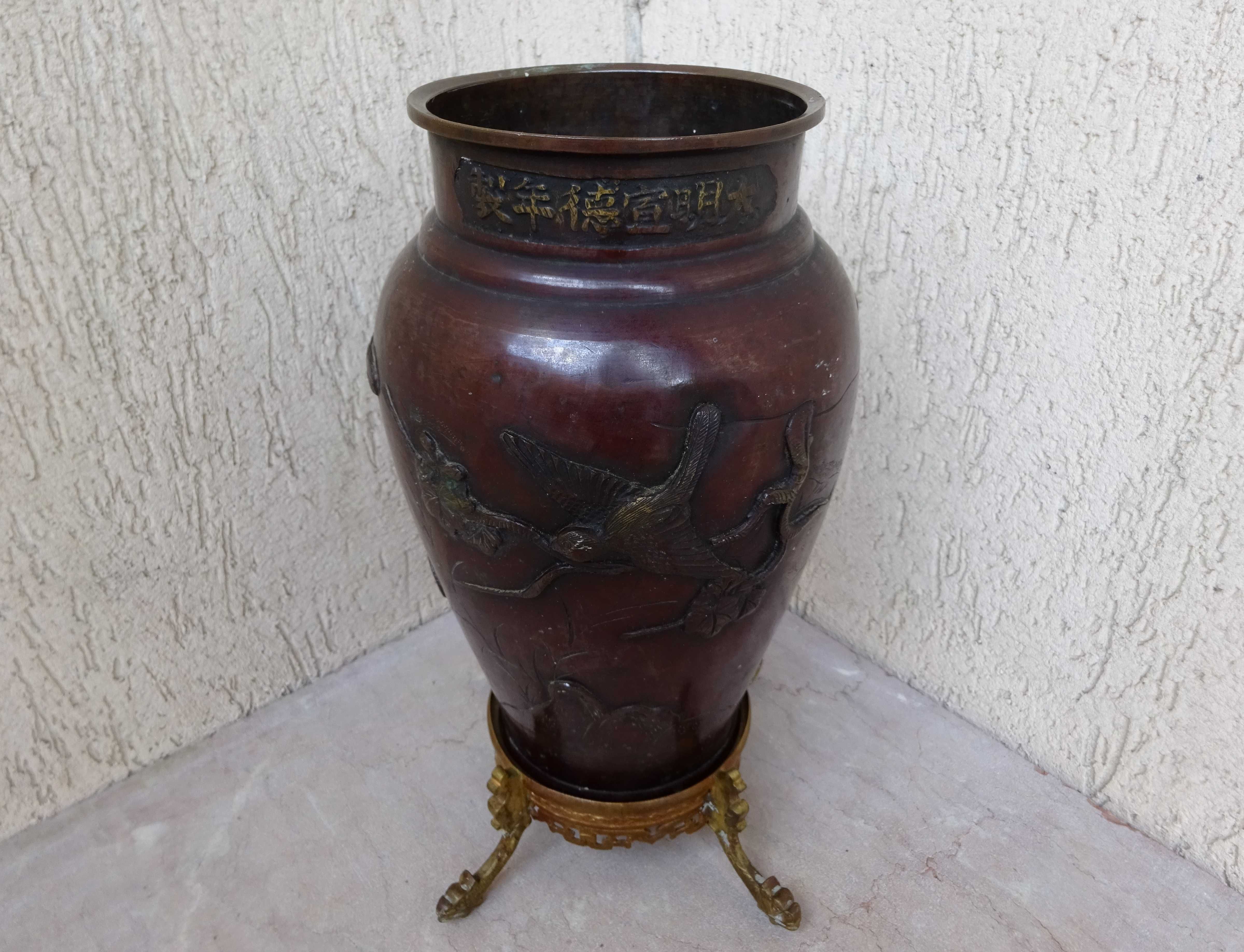 Vaza asiatica veche si rara/ bronz | Japonia | cca. 1880