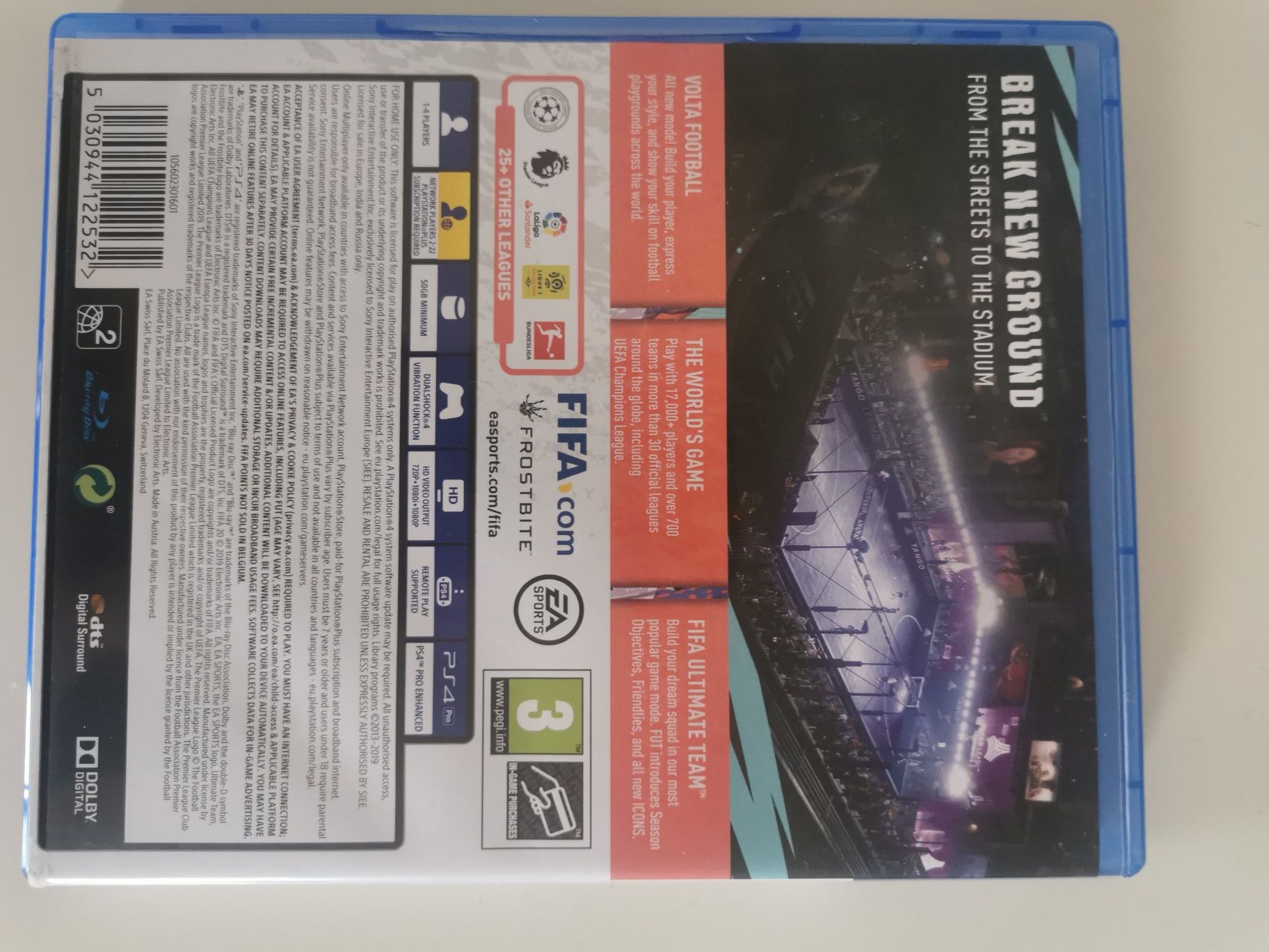 Игра за PS4 и PS5 FIFA20 EA