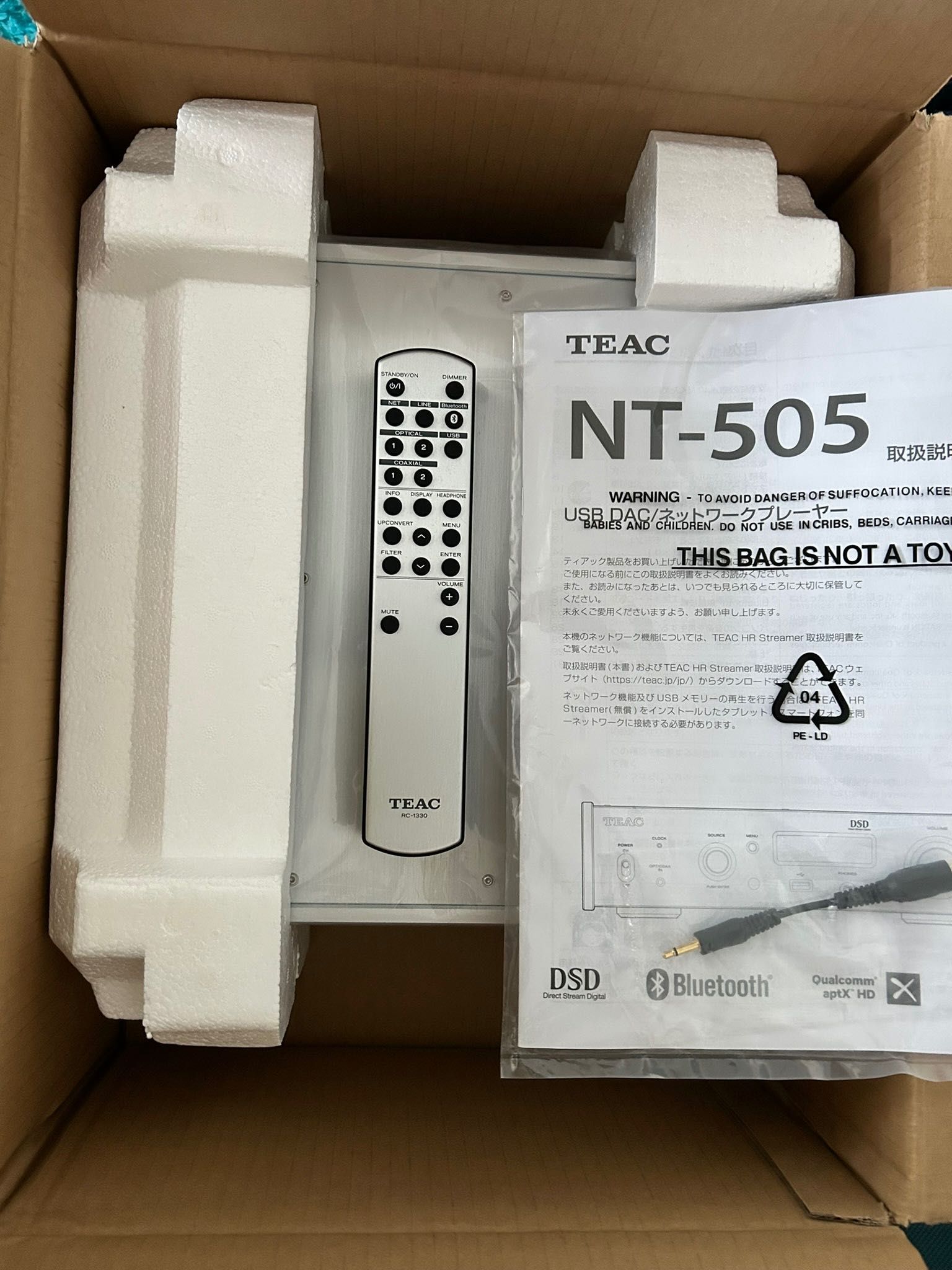TEAC NT-505 Streamer + DAC + Preamplificator (full box)