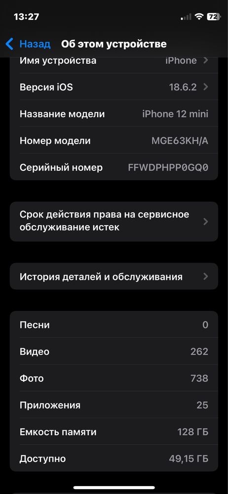 Iphone 12mini sotilad