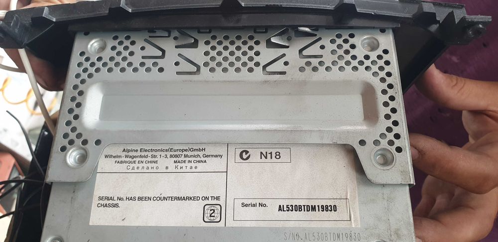 мултимедия Alpine за мерцедес Ц класа