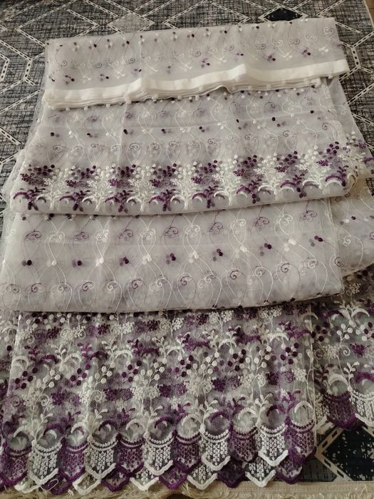 Ушити готови пердета 250вис 300шир по 16 лв бр