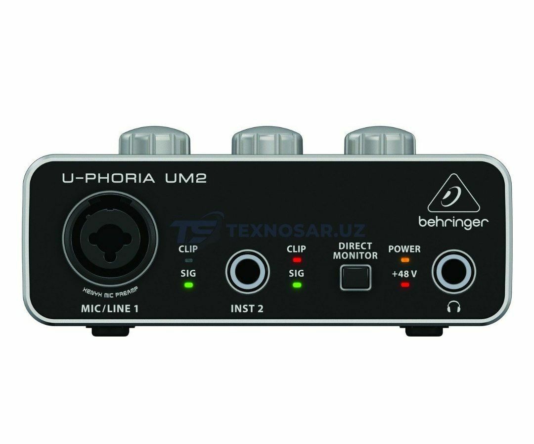 Профессиональна внешняя звуковая карта BEHRINGER U-PHORIA UM2