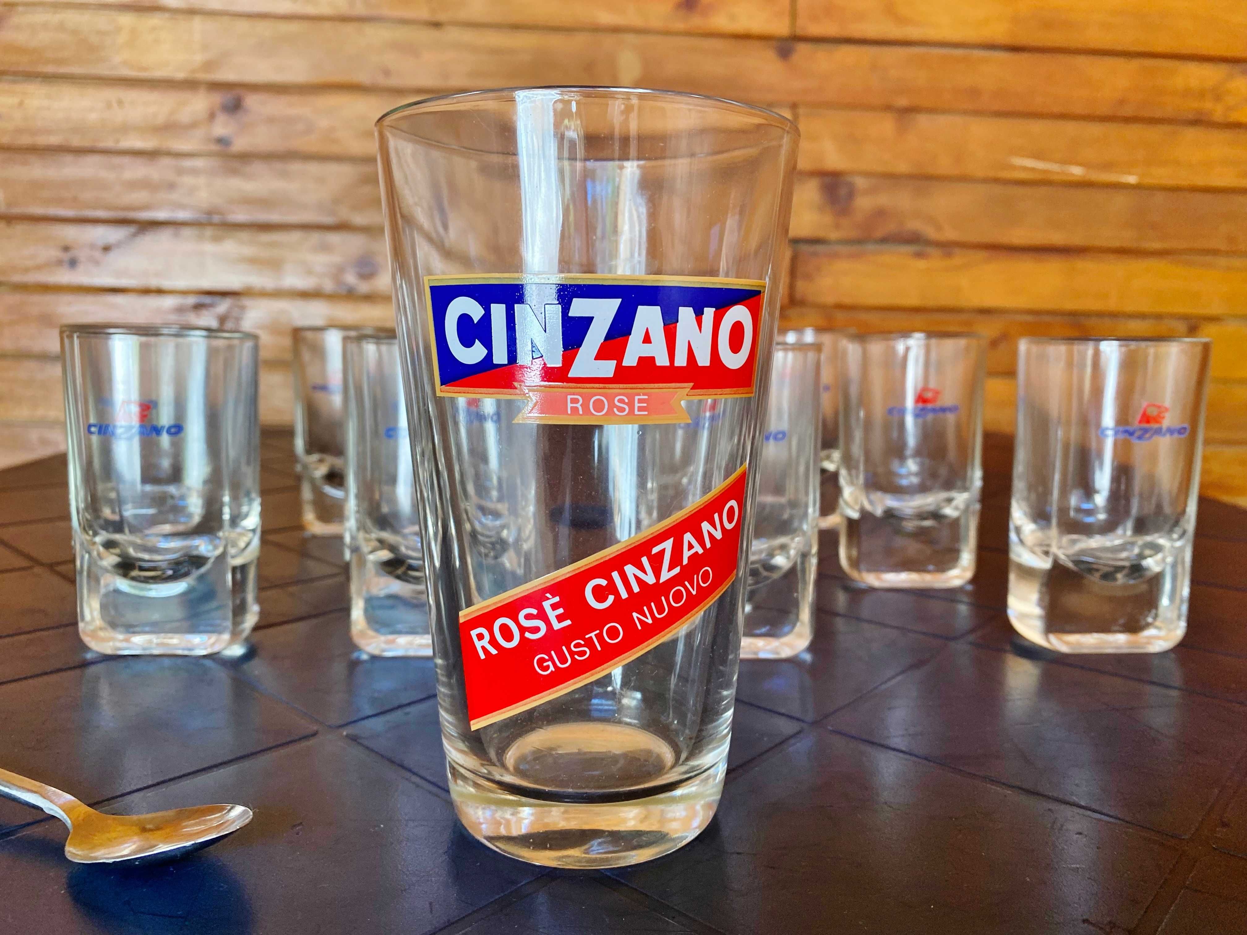Цена - 120лв. К-кт Винтидж Чаши за Аперитив с марка Cinzano + Подаръци