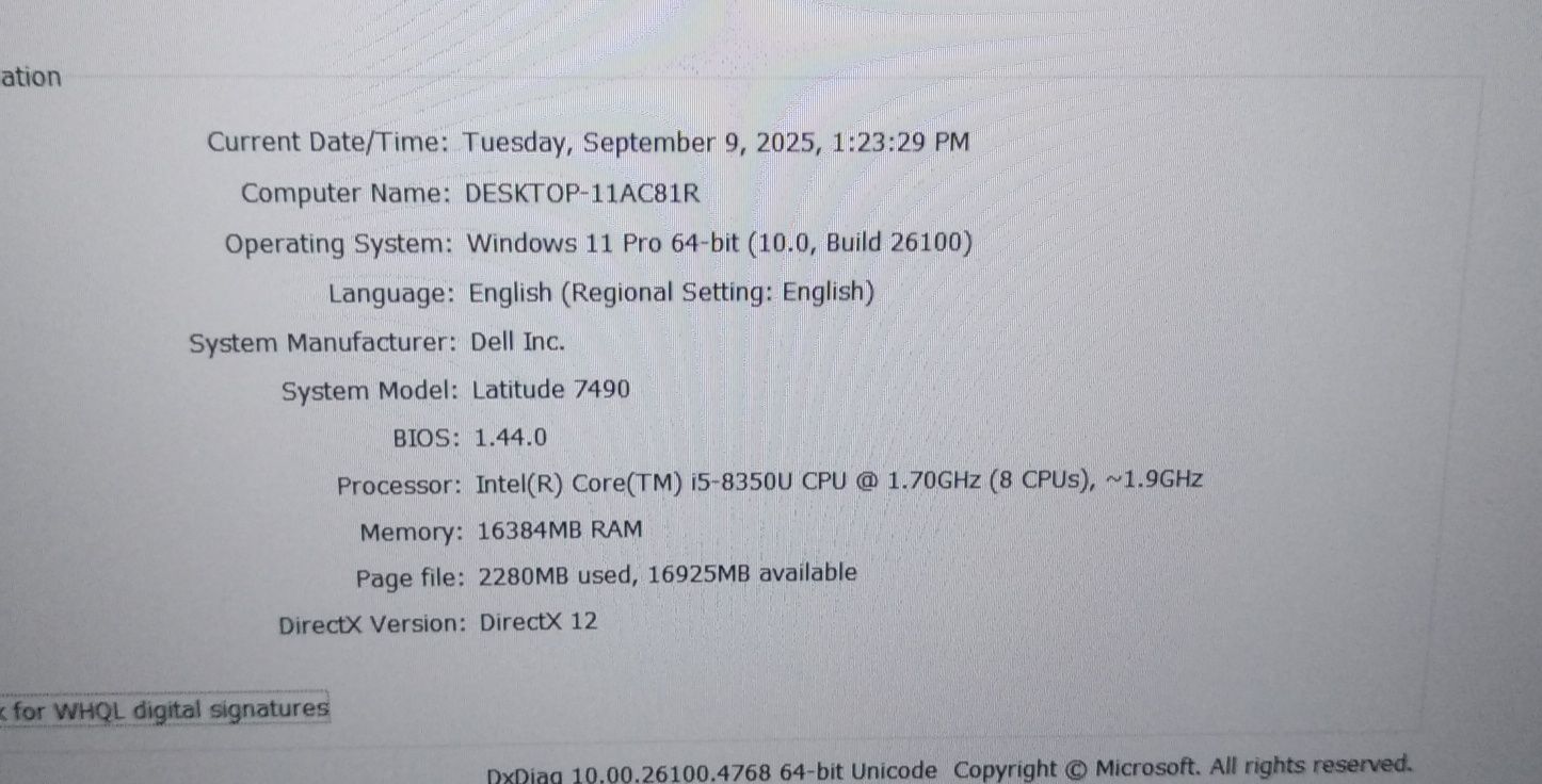 Dell latitude 7490