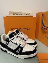 Louis Vuitton Traniers Adidasi Black White Black Edition