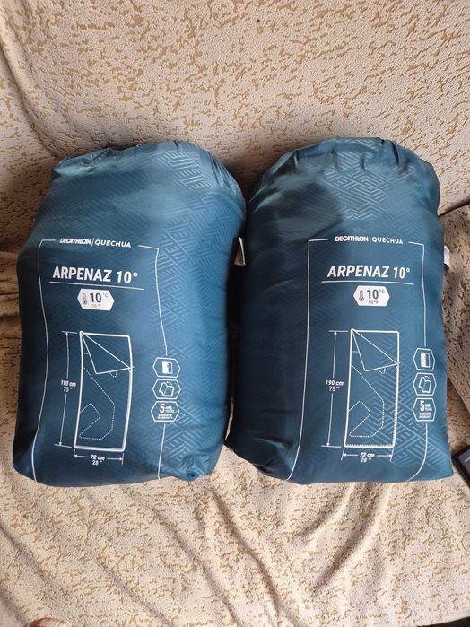 Продавам 2 спални чувала за къмпинг