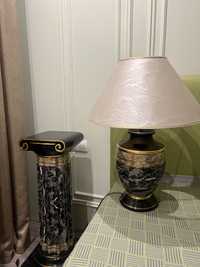 Светильник из керамики с подставкой