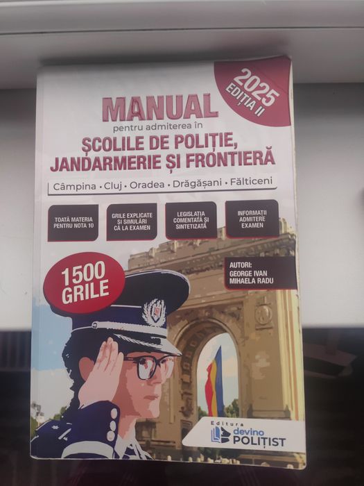 Vand manual pt admitere