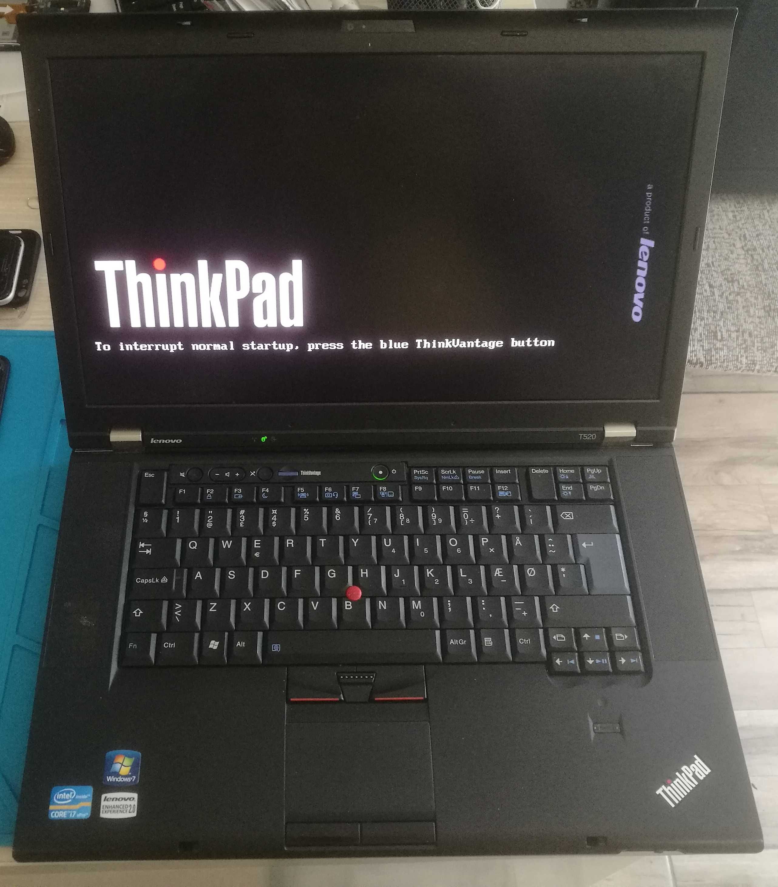 Lenovo T520 ® Core™ i7-2720M-3.3GHz, Nvidia 1Gb  SSD 160GB, 8Gb RAM