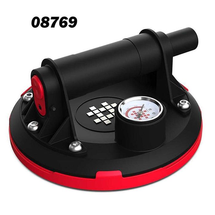 Вакуум вендуза с манометър и помпа, SHIJING P611, 200 мм, до 110 кг