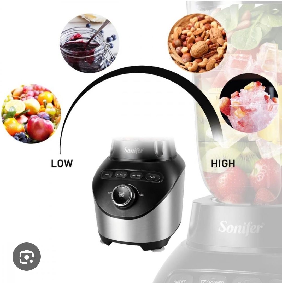 Блендер Sonifer мощный и многофункциональный Sonifer blender 5 funksiy