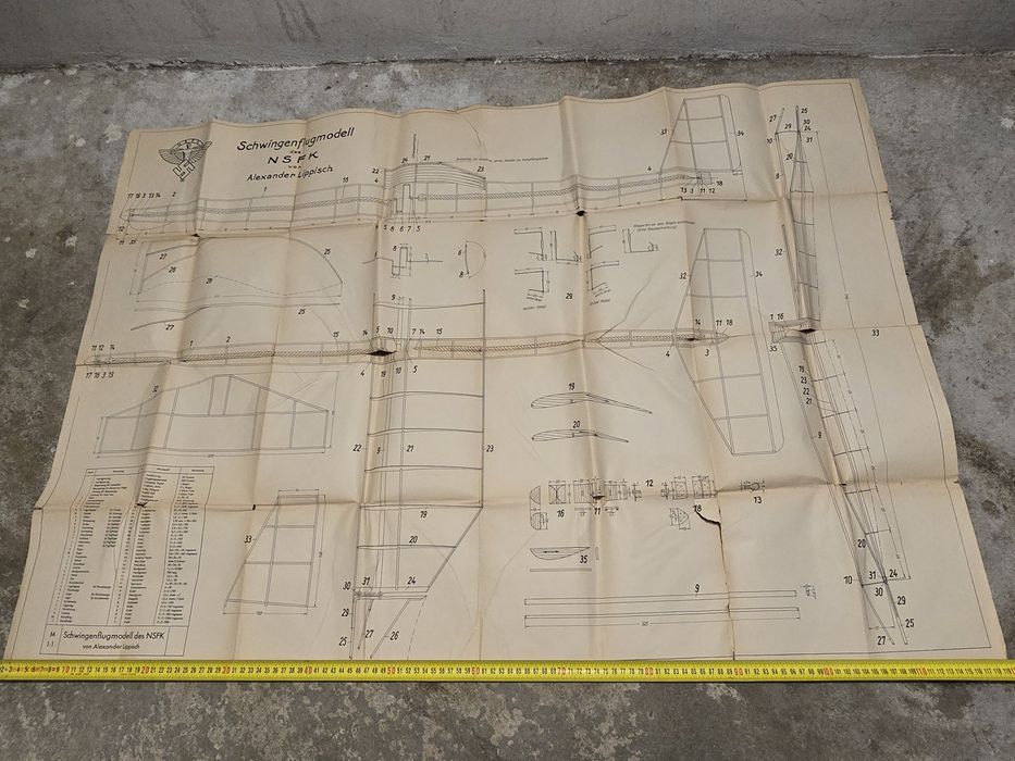 Acte vechi Germania plan aeromodel