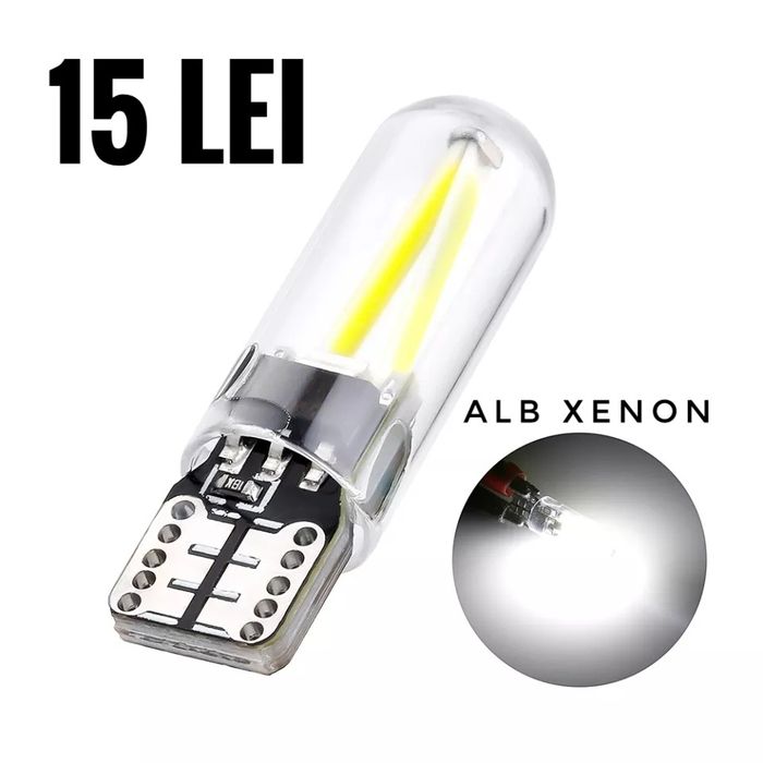 LED Auto w5w H1 H4 H7 D2S pozitii, interior, plafoniera, mers inapoi