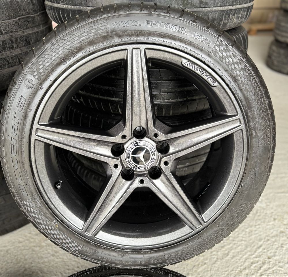 Jante Mercedes C Class R18 Amg Originale Anvelope de vara