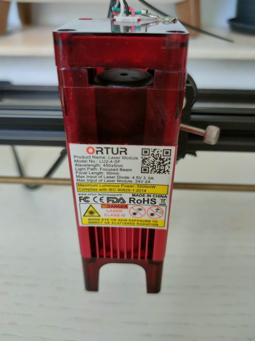 Gravator laser Ortur complet cu modul LU2-4-SF – 5.5W