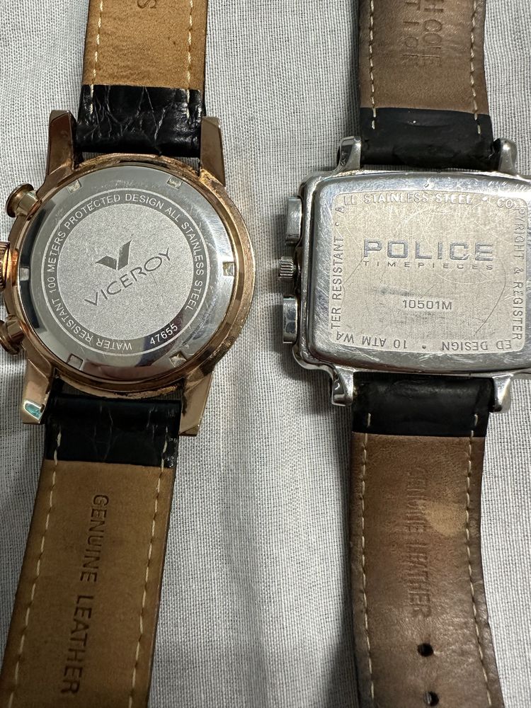 Ceas Police chronograph si Viceroy chronograph la pachet