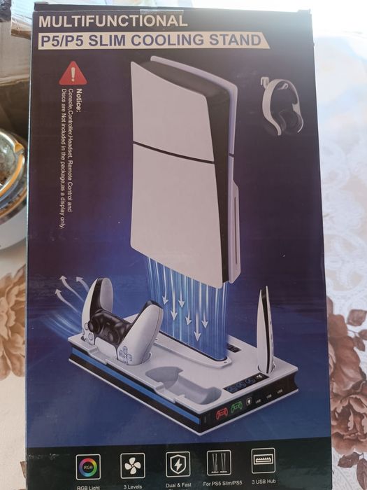 Încărcător și răcitor ps5 nou