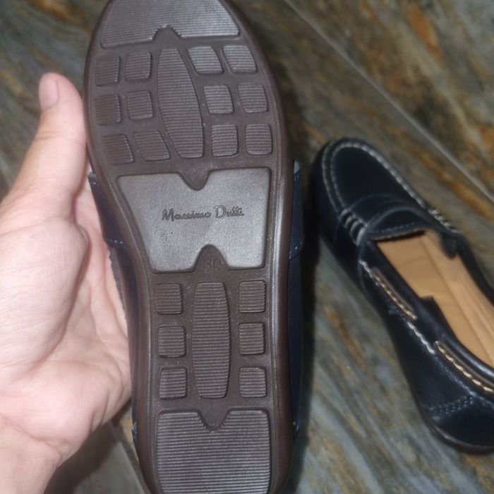 Mocasini piele Massimo Dutti