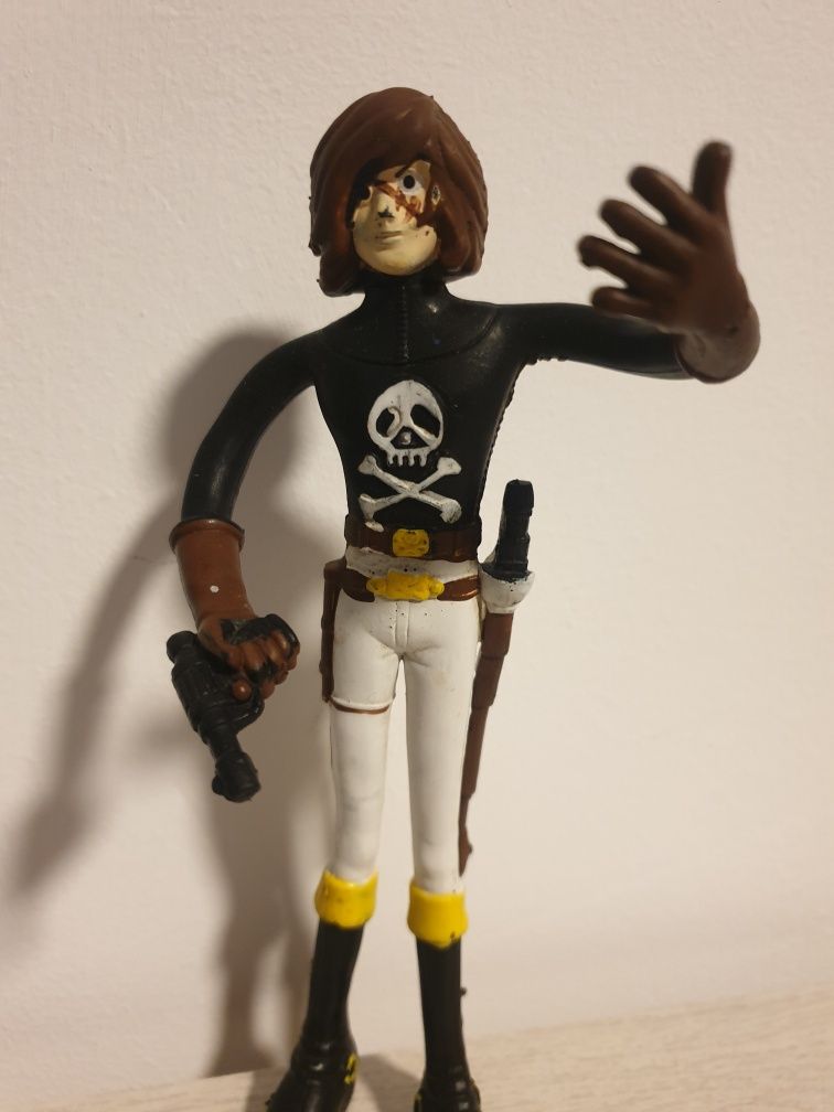 Figurina captain harlock  1978 rara vintage  din guma