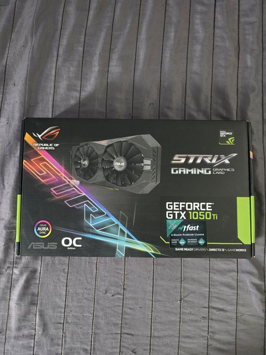 GeForce GTX 1050Ti Asus ROG Strix Edition (Като нова)