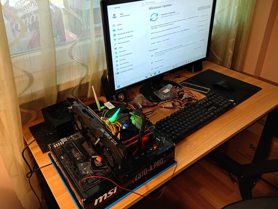 Геѝмърски компютър, i5 7600, 16 gb ddr4, gtx 1070 ti, 400gb ssd