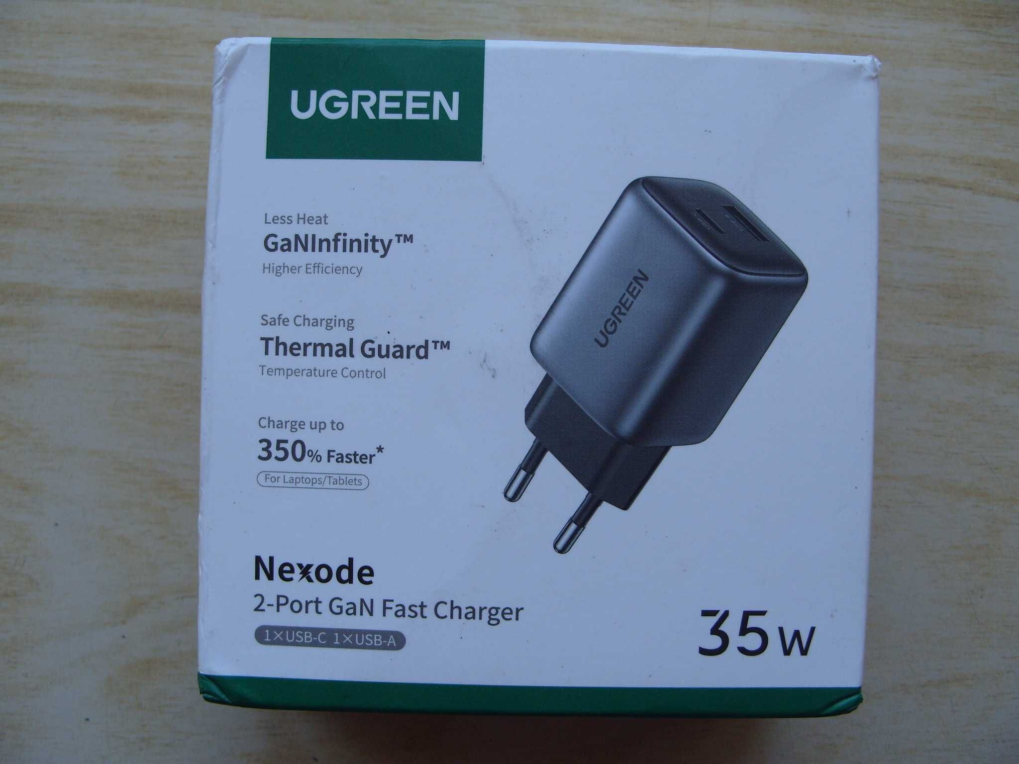 Висококачествено USB зарядно UGREEN, 35W, GAN технология