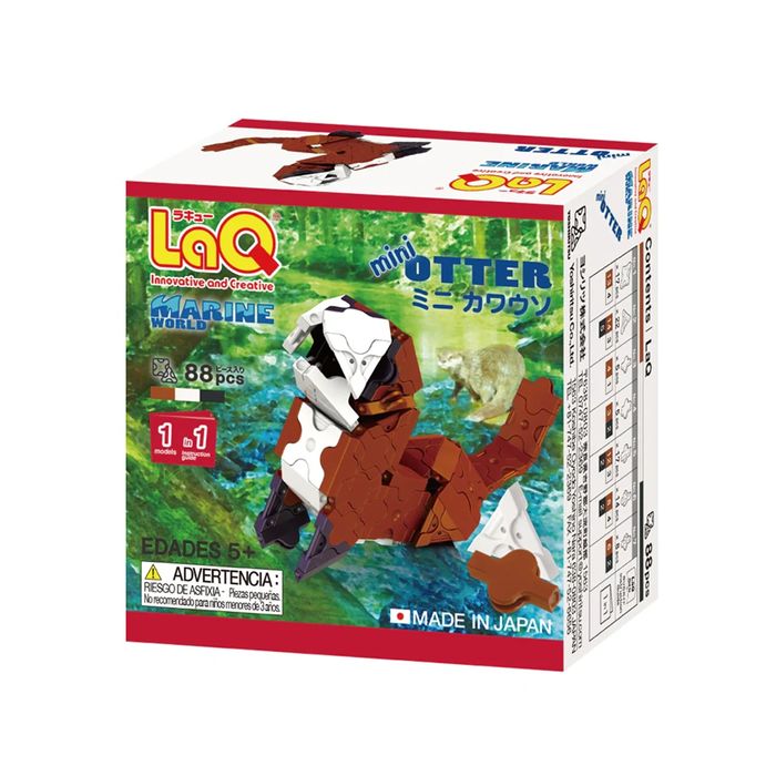 Японски Детски конструктор LaQ Marine World MINI OTTER, 88 части