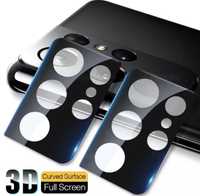 Folie Sticla Camera Samsung S21/S23 Plus Ultra Clear / Black 3D