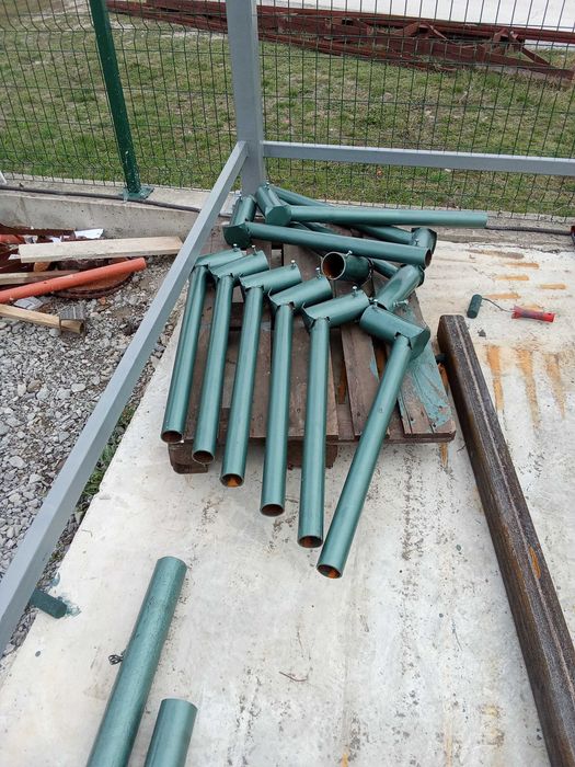 Улични стълбове,шест метра със рогатка!