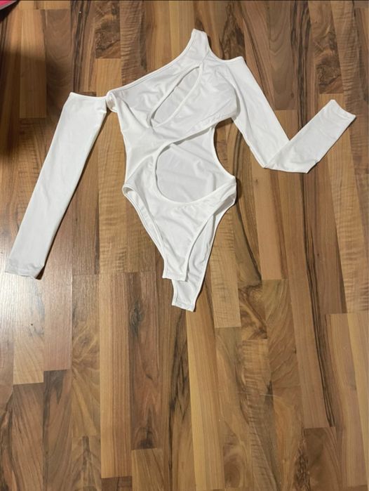 Body sexy alb marca Shein