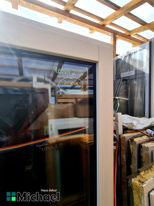 Usa terasa lemn masiv,Tripan,Internorm,Austria  ( L )