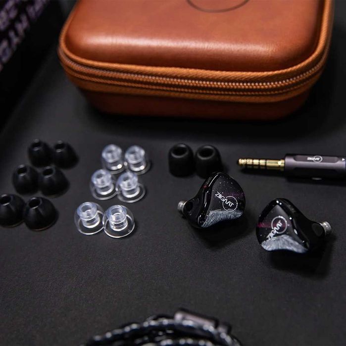 ZiiGaat Crescent Premium 2DD+2BA Hybrid IEM Casti HIFI Noi, Cutie