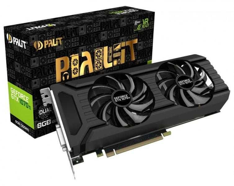 видеокарта Palit GeForce GTX 1070 Ti Dual 8GB GDDR5