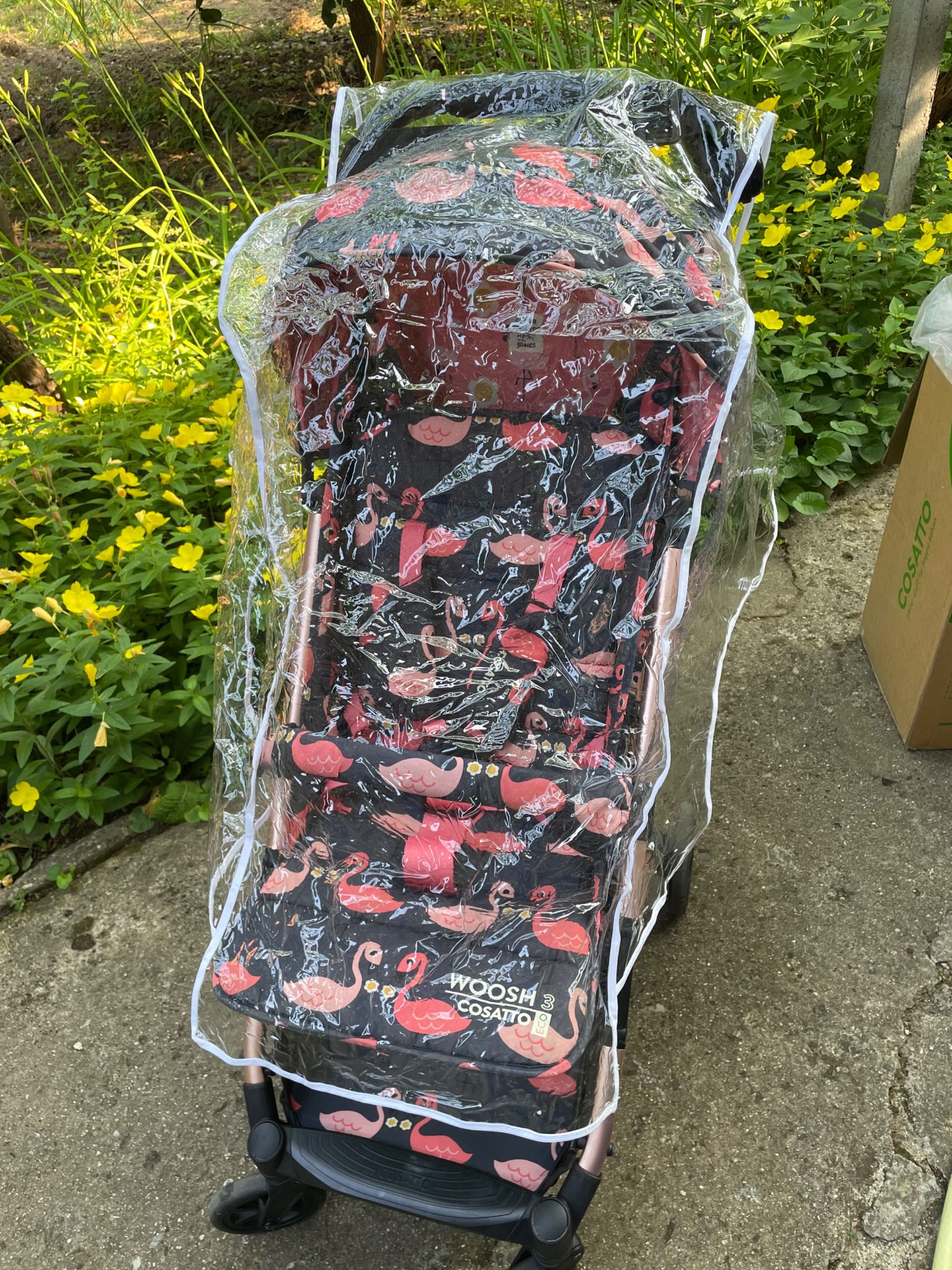 Детска количка Cosatto Woosh 3 като нова. Pretty Flamingo