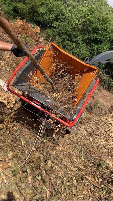 Почистване на терени , събаряне на сгради и извозване на  отпадъци