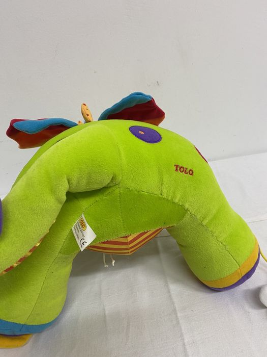 TOLO jucarie bebe dragon Sneezy cu activitati 30 cm