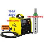 Aparat sudura cu sarma argon CO2 MIG 160i + butelie 8L plina corgon