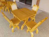 Masa cu 4 scaune. Mobilier pizzerie / Mobilier terasa . Mese si scaune