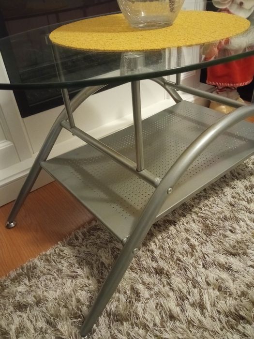 Măsuță sticlă 80/50/50