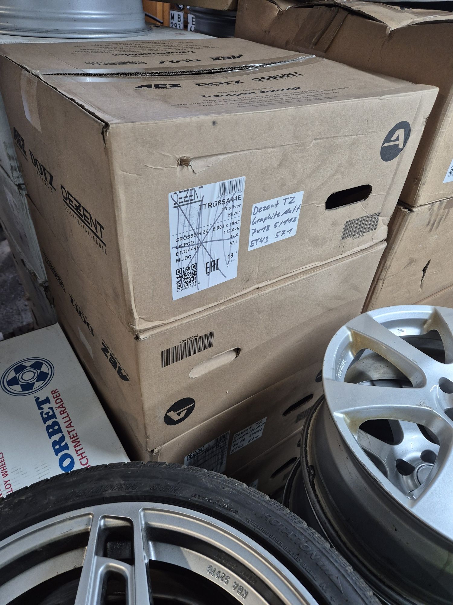 Джанти Dezent 18 цола , 5х112,  7j , et43 Vw , Audi  , Seat  Skoda