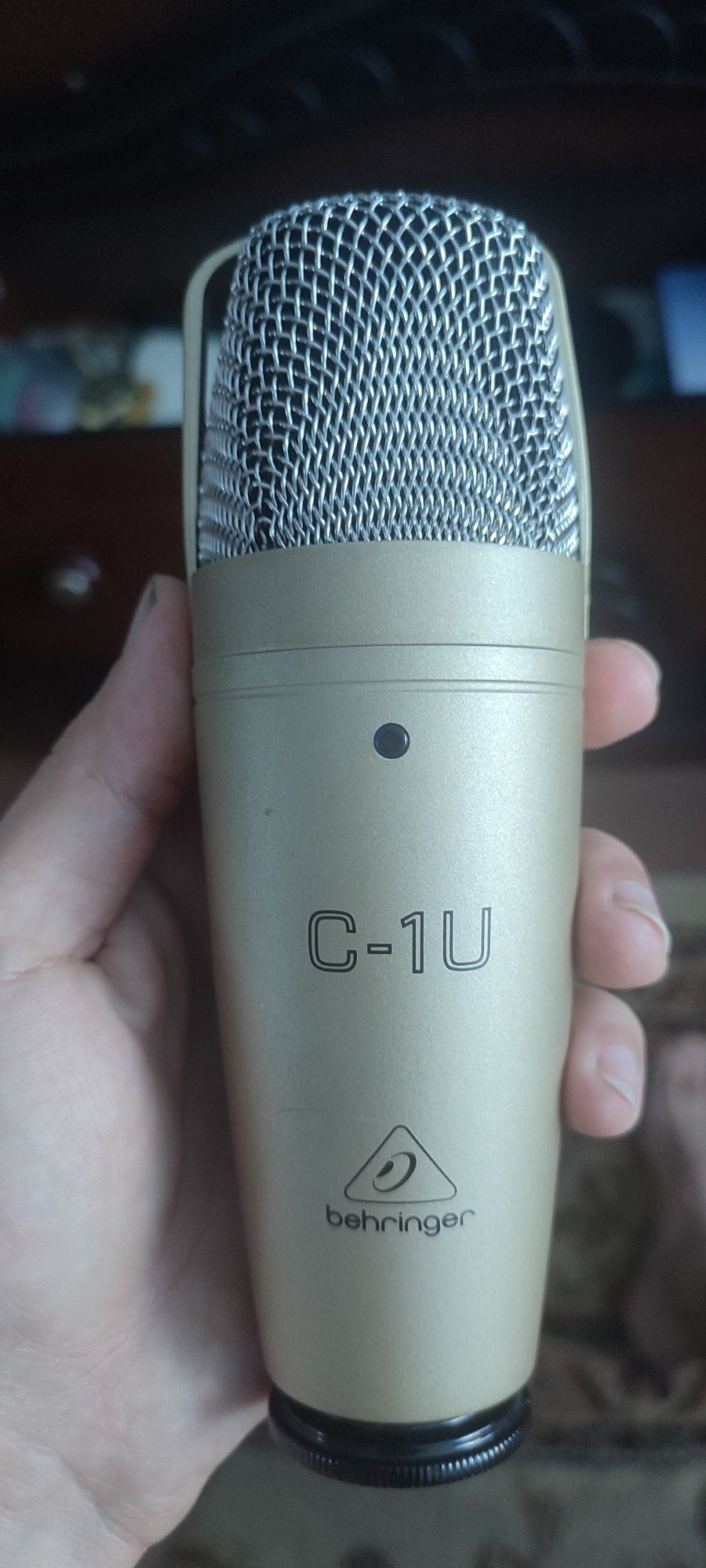 Микрофон behringer c-1u, стойка для микрофона